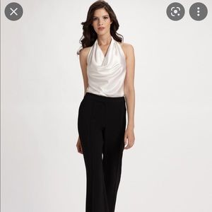 Beautiful satin halter top from St. John